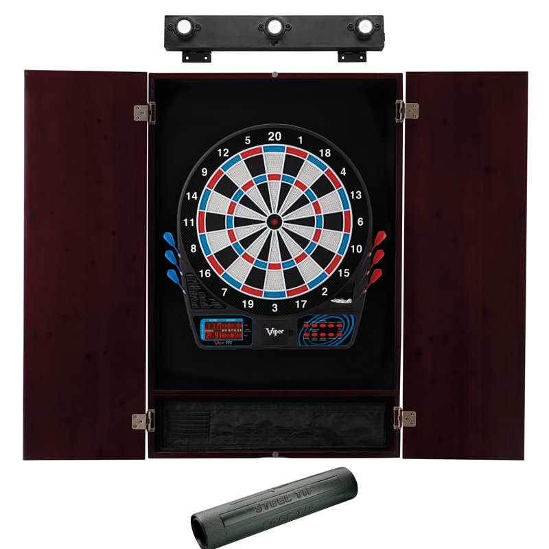 GLD Products Padded Dart Mat Viper Electronic Dartboard and Set